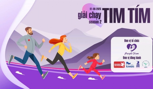 Tim Tím 2025 - Một giải chạy không chỉ vì sức khỏe