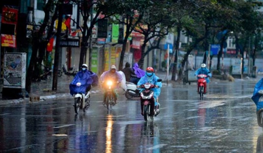Mưa vẫn xuất hiện nhiều nơi trên cả nước