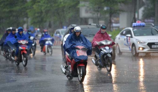 Bắc Bộ đón mưa giải nhiệt, Trung Bộ vẫn nắng nóng