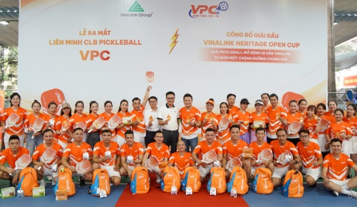 Sắc cam rực rỡ tại lễ ra mắt Liên minh CLB Pickleball và Giải Vinalink Heritage Open Cup 2025