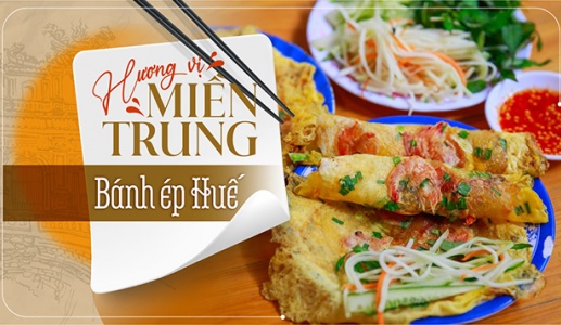 Hương vị miền Trung: Bánh ép Huế!