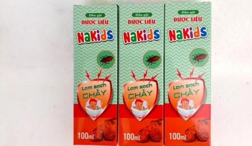 Thu hồi một lô dầu gội dược liệu Nakids làm sạch chấy 