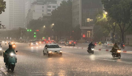 Bắc Bộ và Thanh Hóa tiếp tục có mưa lớn