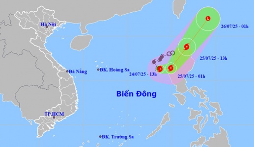 Bão số 4 có khả năng ảnh hưởng đến nước ta không?