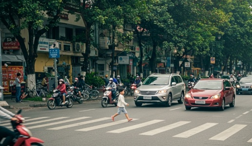 Vì sao tài xế không nên ra tín hiệu để trẻ băng qua đường?