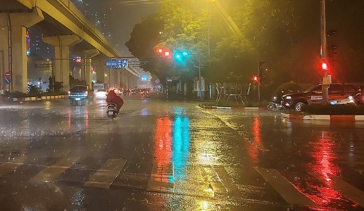 Nhiều nơi ở Bắc Bộ có mưa từ đêm nay