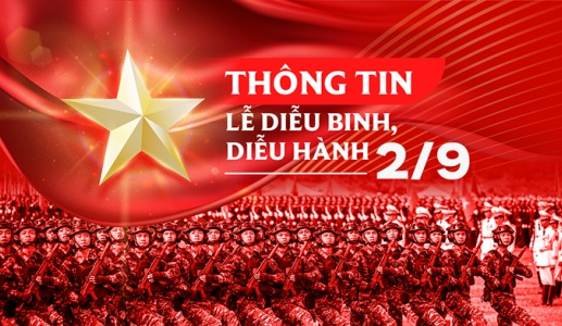 Infographic: Lịch trình chi tiết lễ diễu binh, diễu hành kỷ niệm Quốc khánh 2/9