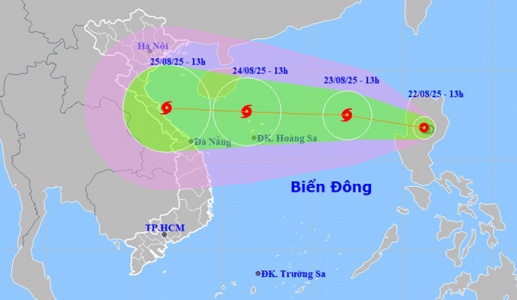 Áp thấp nhiệt đới khả năng mạnh lên thành bão, gây mưa lớn nhiều nơi