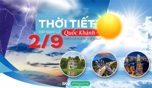 Thời tiết dịp nghỉ lễ Quốc Khánh 2/9 trên cả nước thế nào?