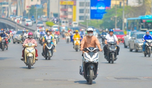 Bắc Bộ gia tăng nắng, Nam Bộ mưa nhiều nơi