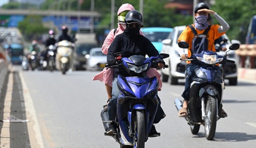Hà Nội và các tỉnh, thành Bắc Bộ vẫn nắng gắt 