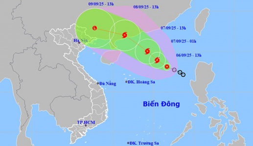 Áp thấp nhiệt đới khả năng mạnh lên thành bão