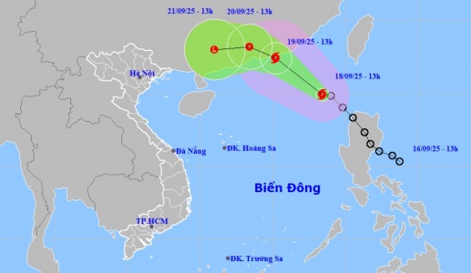 Bão số 8 có ảnh hưởng đến nước ta không?