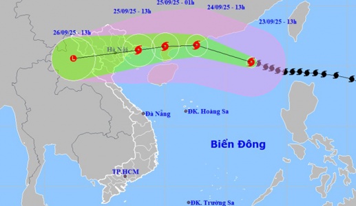 Bão Ragasa khả năng suy yếu, nhưng không được chủ quan