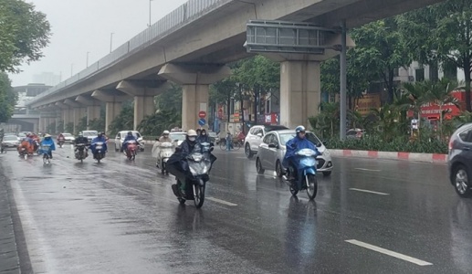 Hà Nội và nhiều tỉnh xuất hiện mưa lớn