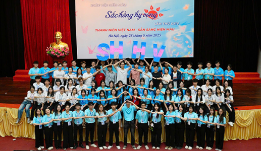 “Sắc Hồng Hy Vọng”: Khi thế hệ trẻ tiếp bước hành trình nhân ái
