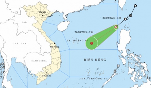 Áp thấp nhiệt đới đi vào biển Đông, Bắc Bộ vẫn lạnh