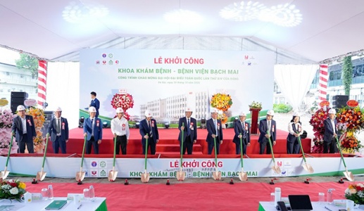 Bệnh viện Bạch Mai xây Khoa khám bệnh mới đáp ứng 7.000 lượt khám/ngày