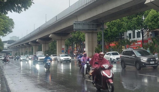 Không khí lạnh gây mưa diện rộng, nhiệt độ giảm thêm