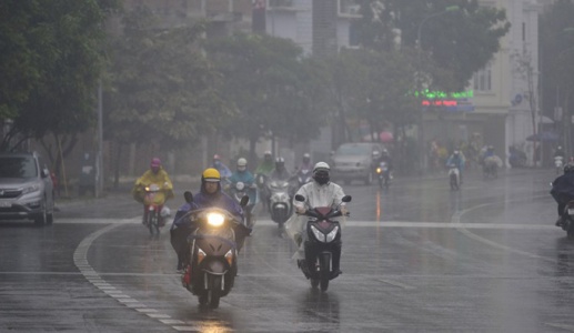 Không khí lạnh tiếp tục gây mưa, Bắc Bộ có nơi rét dưới 17 độ