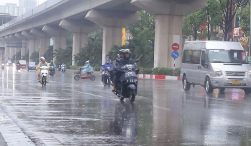 Cuối tuần, mưa diện rộng trên cả nước