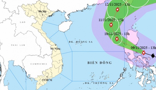 Đất liền mưa giảm, biển Đông sắp đón bão 