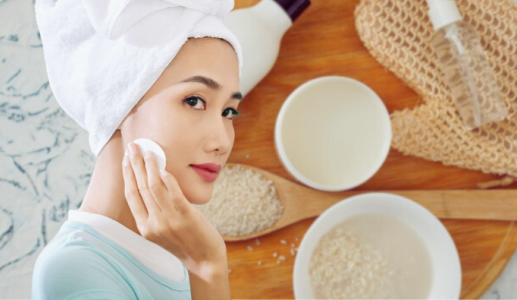 Bật mí lợi ích của toner nước gạo với làn da