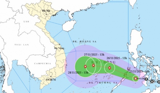Bắc Bộ đón đợt không khí lạnh mới, bão số 15 sắp vào biển Đông