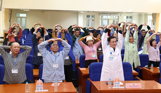 Buổi sinh hoạt đặc biệt tại bệnh viện K