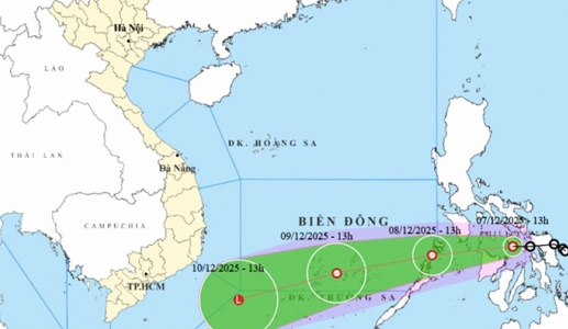Áp thấp nhiệt đới gần biển Đông, Bắc Bộ đêm và sáng trời rét