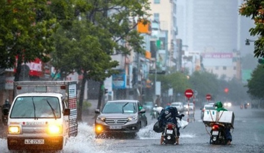 Cảnh báo mưa lớn diện rộng ở Trung Bộ