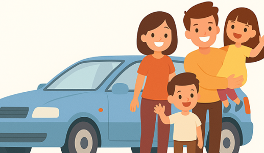 Mẹo giúp trẻ thoải mái khi di chuyển đường dài