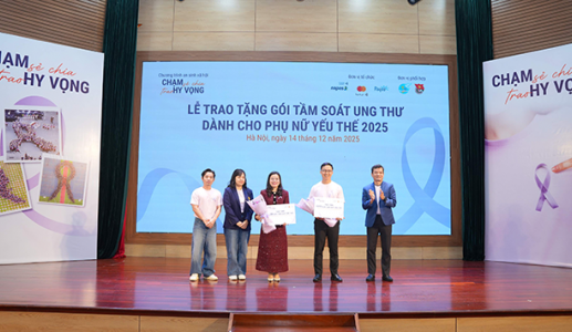  “Chạm sẻ chia, Trao hy vọng 2025”: Hỗ trợ phụ nữ tầm soát ung thư
