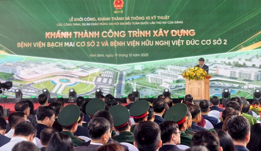 Khánh thành cơ sở 2 Bệnh viện Bạch Mai và Việt Đức tại Ninh Bình