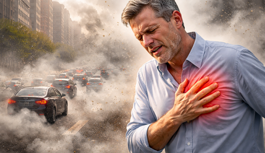 Bụi mịn và con đường gián tiếp gây bệnh tim