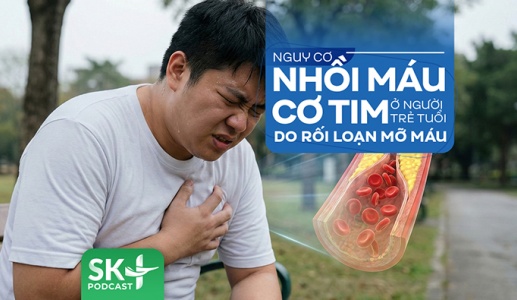 Podcast: Nguy cơ nhồi máu cơ tim ở người trẻ do rối loạn mỡ máu