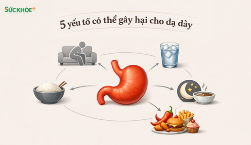 5 yếu tố có thể gây hại dạ dày theo chuyên gia Đông y