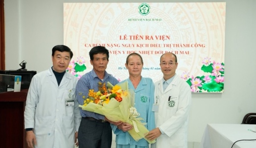 47 ngày giành sự sống cho bệnh nhân sốc nhiễm khuẩn ở BV Bạch Mai