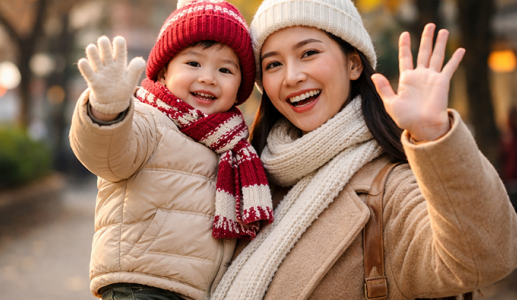 Bảo vệ sức khỏe trẻ em trong thời tiết lạnh ẩm