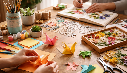 Cân bằng tâm trí nhờ hoạt động thủ công