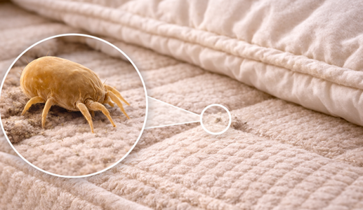 Mạt bụi nhà và nguy cơ dị ứng đường hô hấp