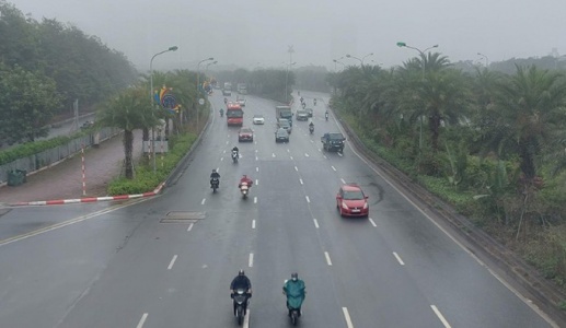 Bắc Bộ đến Trung Bộ sáng sớm mưa nhẹ, sương mù