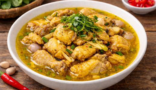 Làm mới thực đơn ngày Tết với món: Gà xáo miền Trung