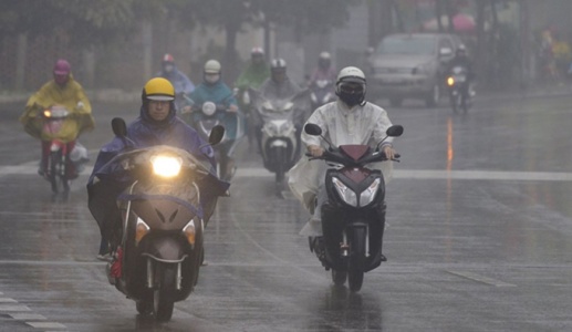 Bắc Bộ trời âm u, mưa phùn