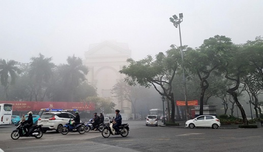 Bắc Bộ mưa rải rác tiếp diễn hết ngày 26/2