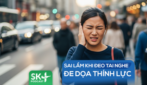 Podcast: Sai lầm khi đeo tai nghe đe dọa thính lực
