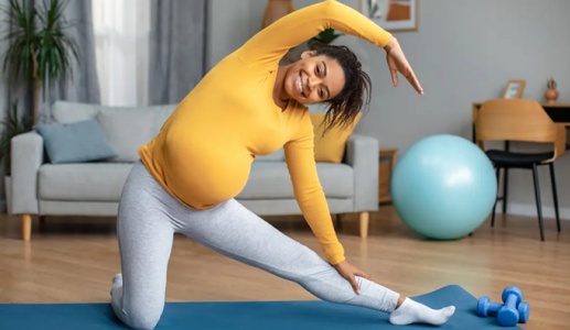 Mẹ bầu tập thể dục giúp con phát triển khỏe mạnh hơn