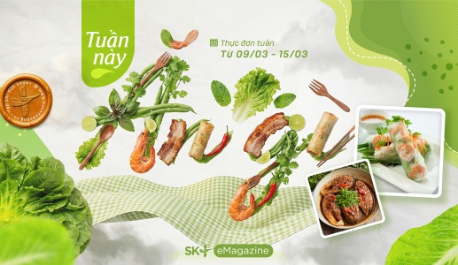 Ăn ngon suốt tuần với thực đơn hấp dẫn, độc đáo 