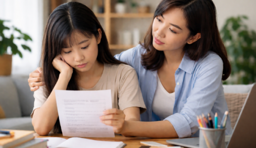 Con bị điểm kém, cha mẹ nên làm gì?