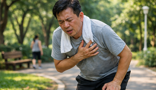 Hở van 3 lá 2/4, đi bộ bị mệt, tim đập nhanh có sao không?